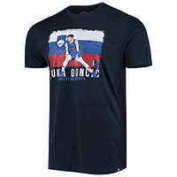 T-shirt graphique pour homme Dallas Mavericks Player Luka Doncic bleu marine