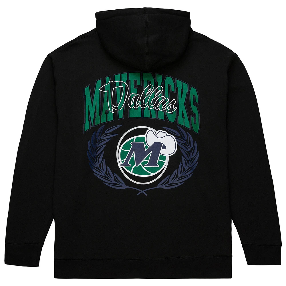 Men's Mitchell & Ness Black Dallas Mavericks NBA x Michelob Ultra Swish Sip Pullover Hoodie