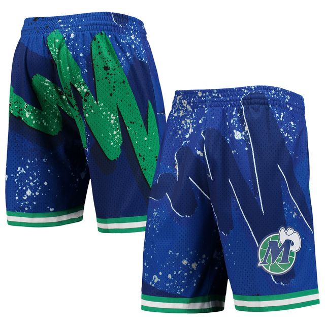 Mitchell & Ness pour homme Bleu Dallas Mavericks Hardwood Classics 1998 Hyper Hoops Swingman Short