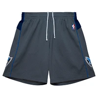 Men's Mitchell & Ness Gray Dallas Mavericks 2003/04 Replica Shorts