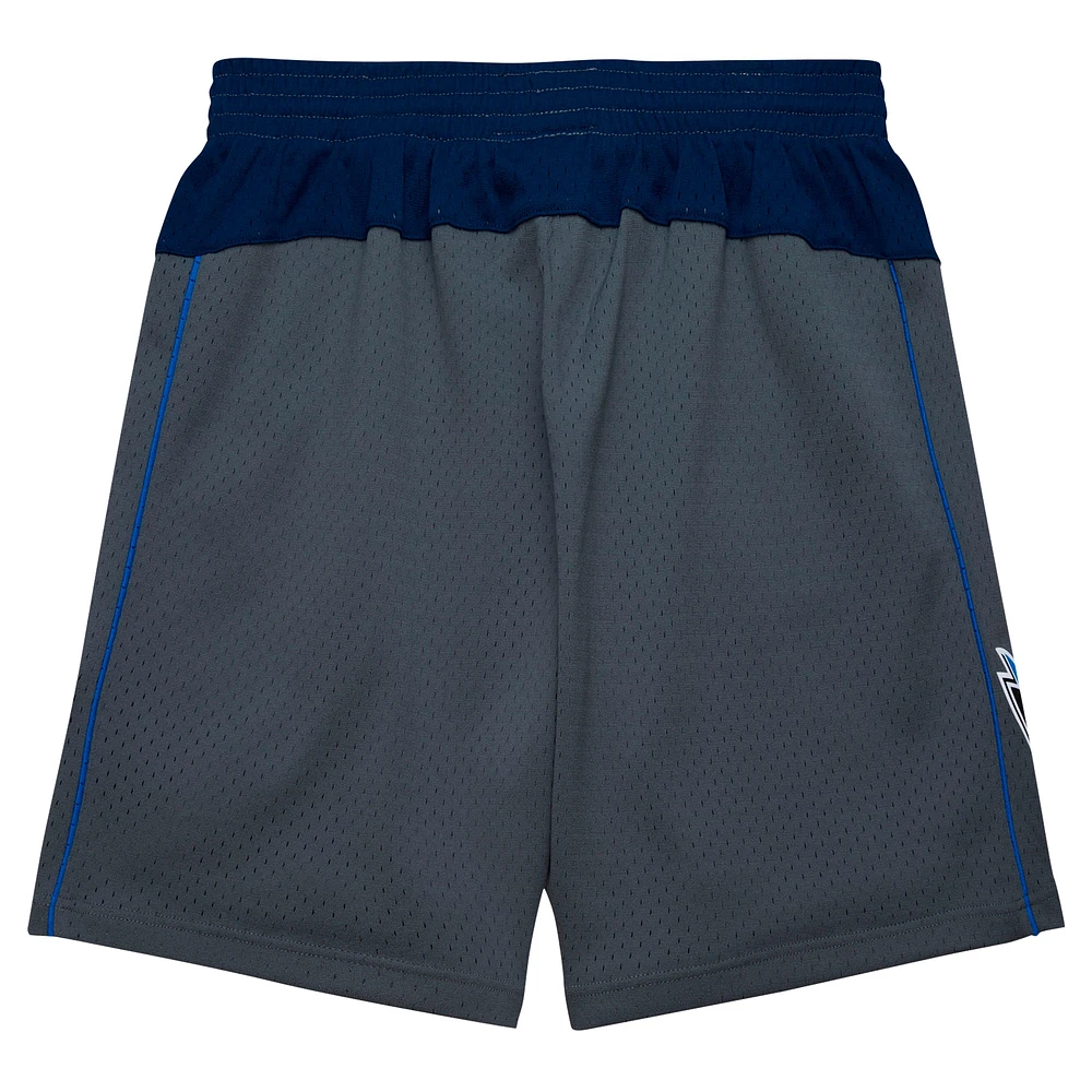 Men's Mitchell & Ness Gray Dallas Mavericks 2003/04 Replica Shorts