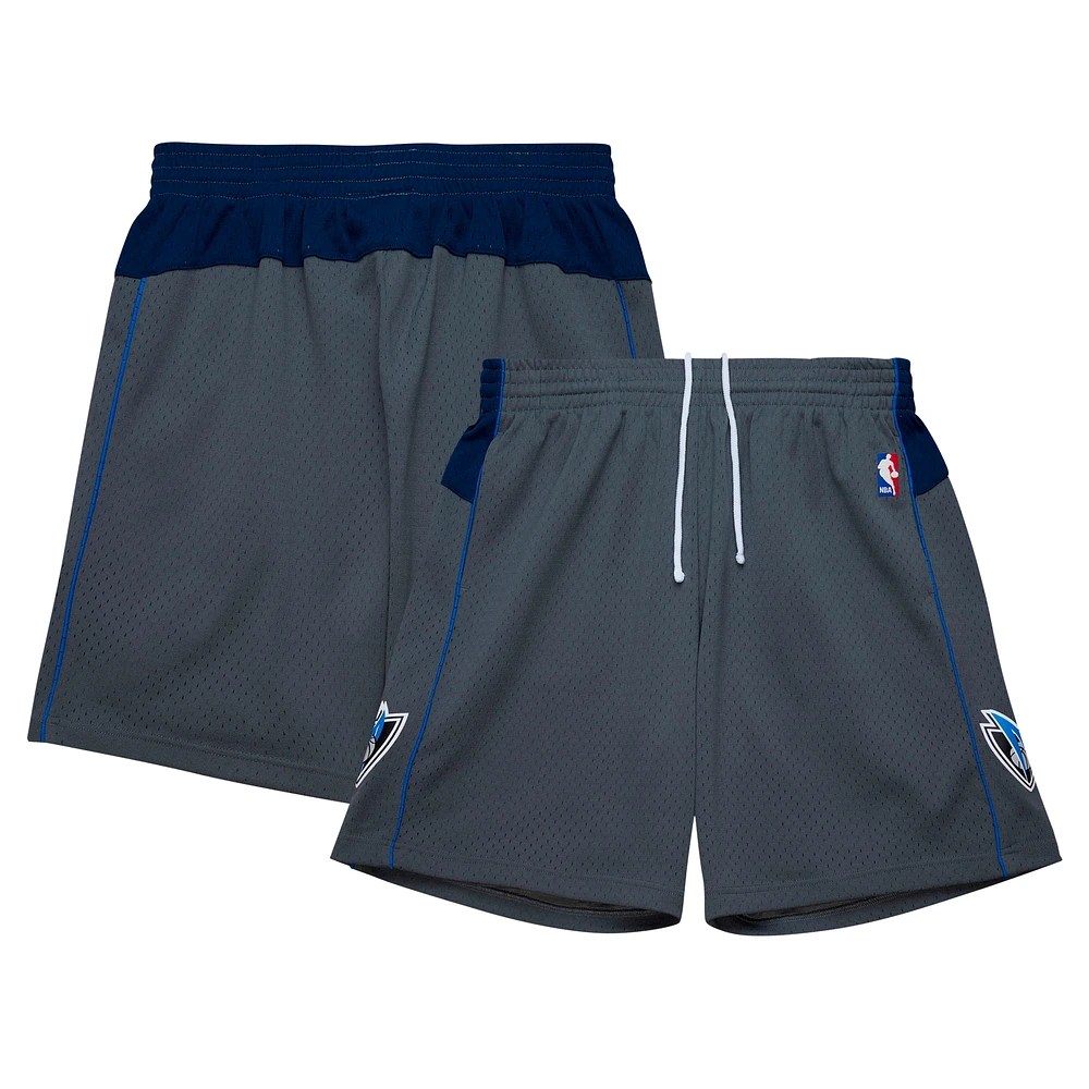 Men's Mitchell & Ness Gray Dallas Mavericks 2003/04 Replica Shorts