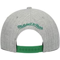 Men's Mitchell & Ness Heathered Gray Dallas Mavericks Hardwood Classics Team 2.0 Snapback Hat