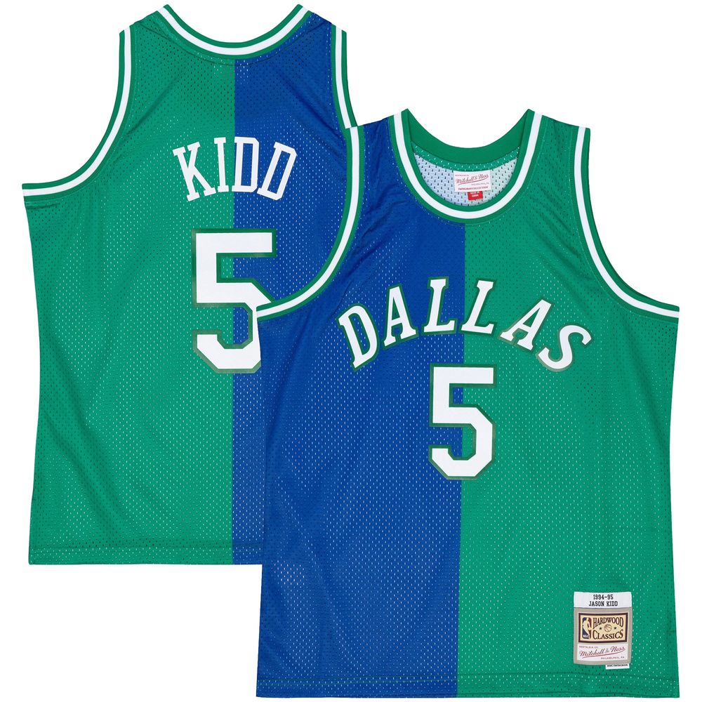 Men's Dallas Mavericks Jason Kidd Mitchell & Ness Blue Swingman Jersey