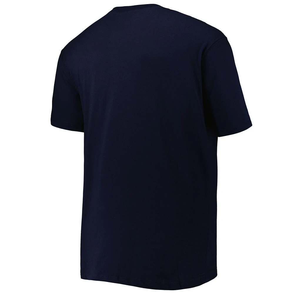 Men's Navy Dallas Mavericks Big & Tall Heart Soul T-Shirt