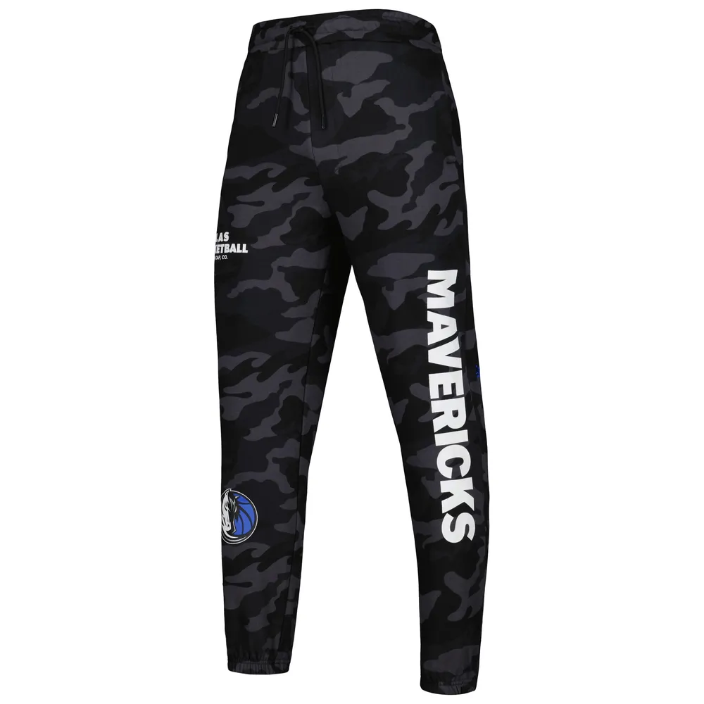 Men's New Era Black/Camo Dallas Mavericks Tonal Joggers