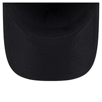 Casquette ajustable A-Frame 9FORTY noire pour homme avec drapeau du jour de match des Dallas Mavericks de New Era