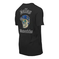 Men's New Era Black Dallas Mavericks Sugar Skulls T-Shirt