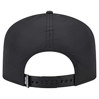 Men's New Era Black Dallas Mavericks Vented 9FIFTY A-Frame Snapback Hat