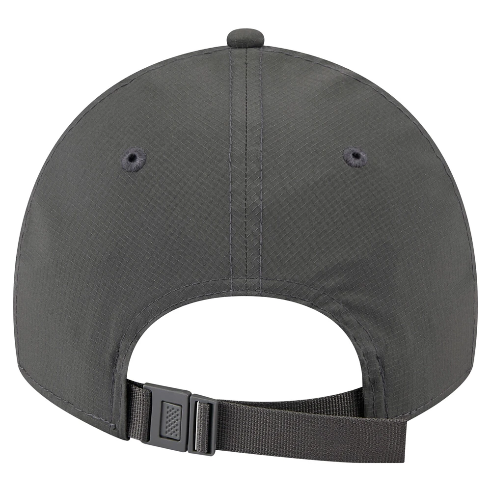 Men's New Era Charcoal Dallas Mavericks Active Ripstop 9TWENTY Adjustable Hat