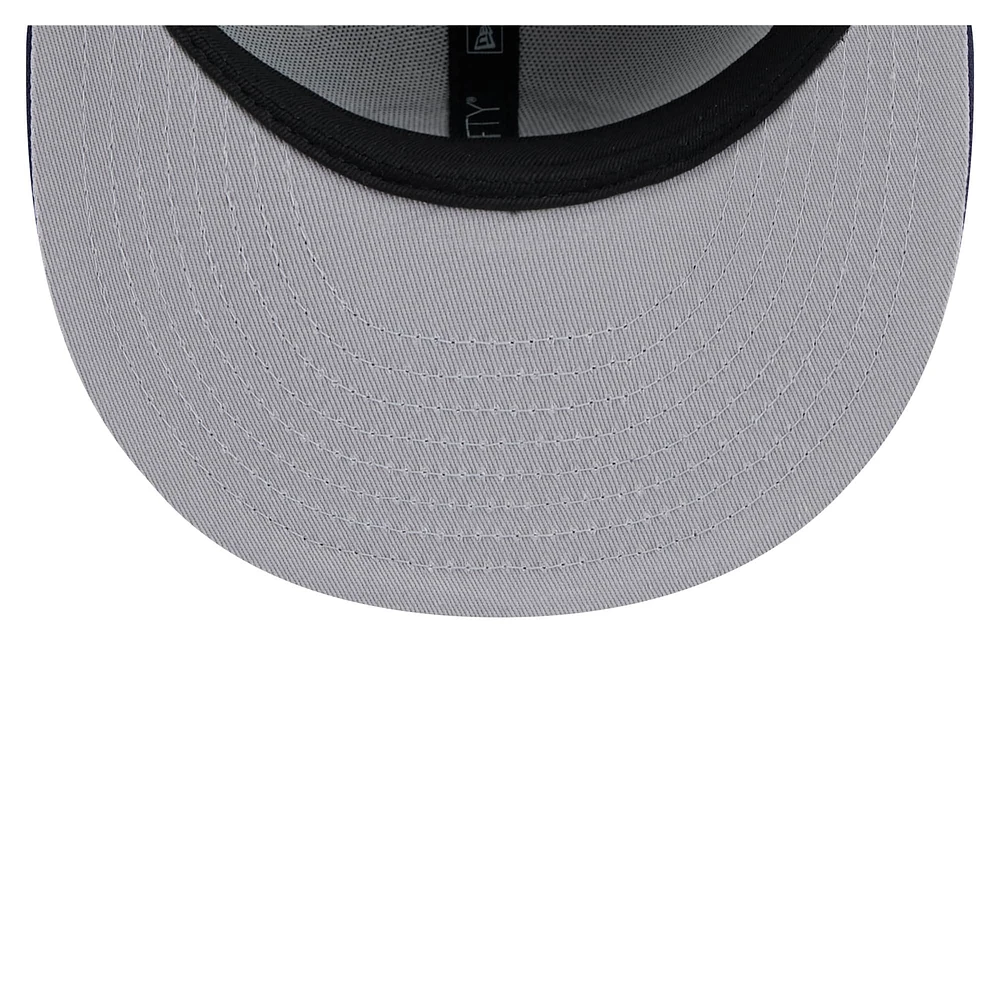 Men's New Era  Gray/Navy Dallas Mavericks Color Pack 2-Tone 59FIFTY Fitted Hat