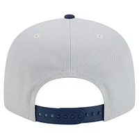 Men's New Era Gray/Navy Dallas Mavericks Color Pack 2-Tone 9FIFTY Snapback Hat