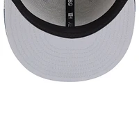 Men's New Era Gray Dallas Mavericks Active Color Camo Visor 59FIFTY Fitted Hat