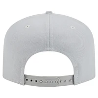 Men's New Era  Gray Dallas Mavericks Colorpack A-Frame Pinch Front 9FIFTY Snapback Hat