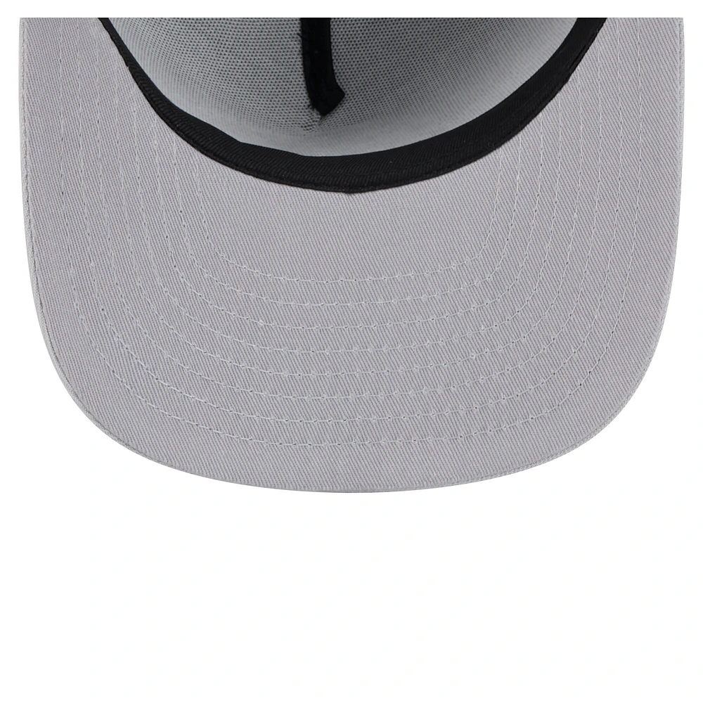 Men's New Era  Gray Dallas Mavericks Colorpack A-Frame Pinch Front 9FIFTY Snapback Hat