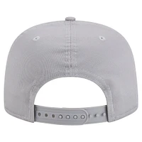 Men's New Era Gray Dallas Mavericks Throwback Property Of Golfer Snapback Hat