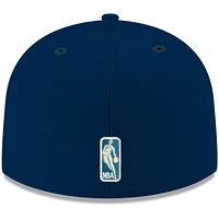 Men's New Era Navy Dallas Mavericks Official Team Color 59FIFTY Fitted Hat