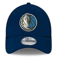 Men's New Era Navy Dallas Mavericks Team Classic 39THIRTY Flex Hat