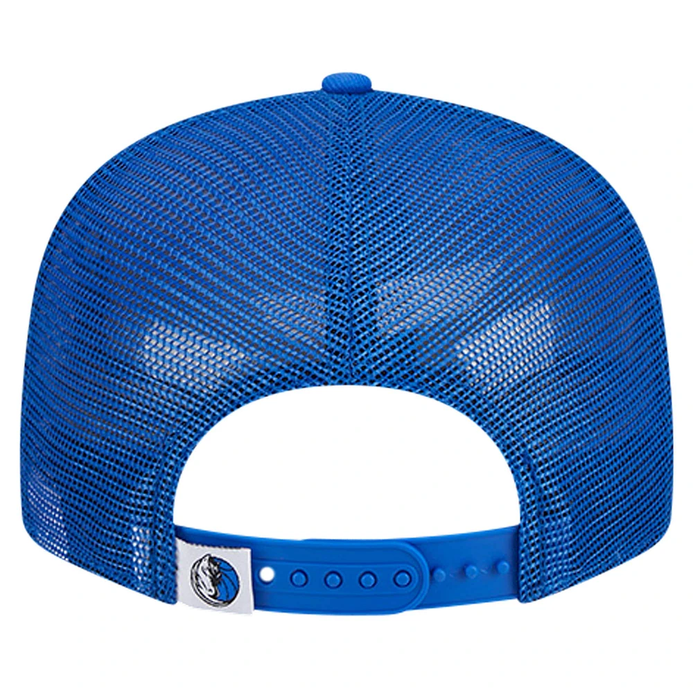 Men's New Era Royal Dallas Mavericks Meshback 9FIFTY Snapback Hat