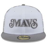 Casquette ajustée 59FIFTY Dallas Mavericks City Edition 2024/25 blanche New Era pour homme