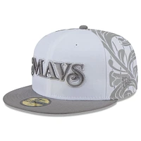 Casquette ajustée 59FIFTY Dallas Mavericks City Edition 2024/25 blanche New Era pour homme