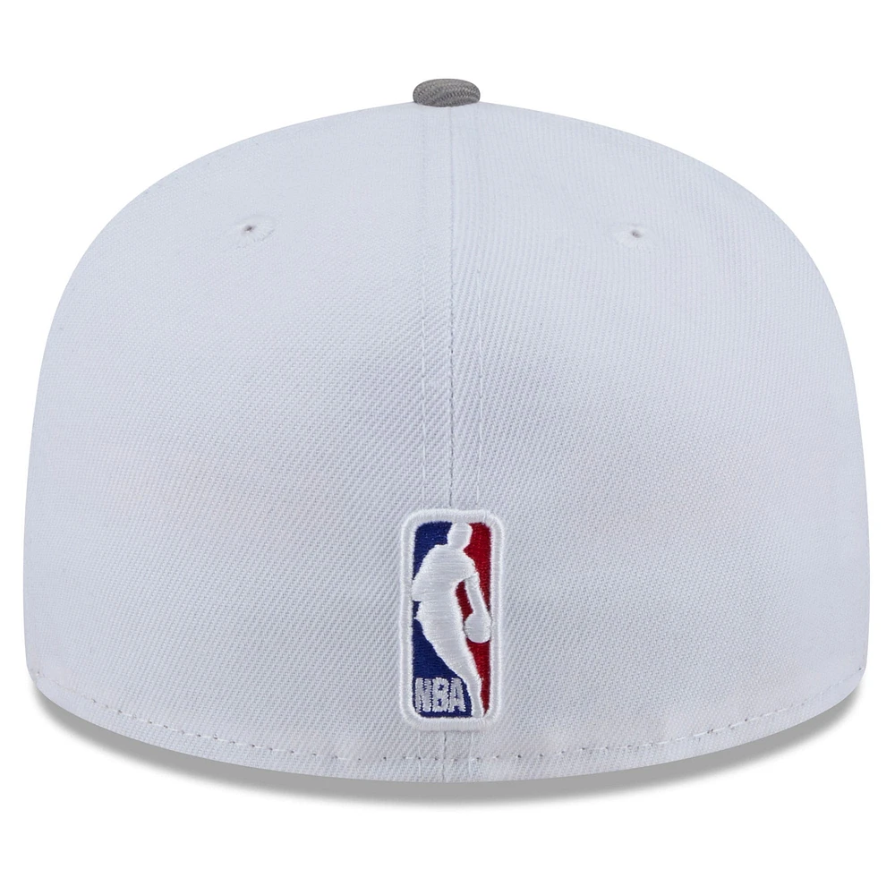 Casquette ajustée 59FIFTY Dallas Mavericks City Edition 2024/25 blanche New Era pour homme