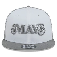 Men's New Era  White Dallas Mavericks 2024/25 City Edition 9FIFTY Snapback Hat