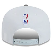 Men's New Era  White Dallas Mavericks 2024/25 City Edition 9FIFTY Snapback Hat