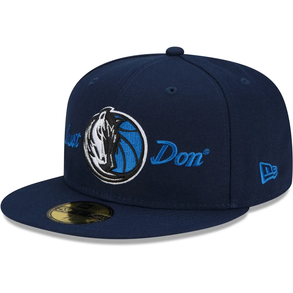 Casquette ajustée 59FIFTY Dallas Mavericks New Era x Just Don pour homme bleu marine