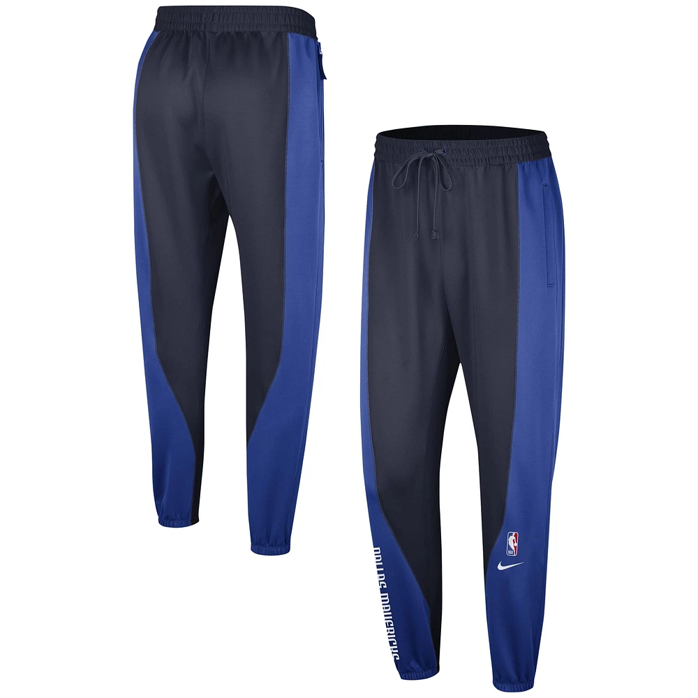 Pantalon Nike Bleu/Marine Dallas Mavericks 2023/24 Authentic Showtime pour Homme