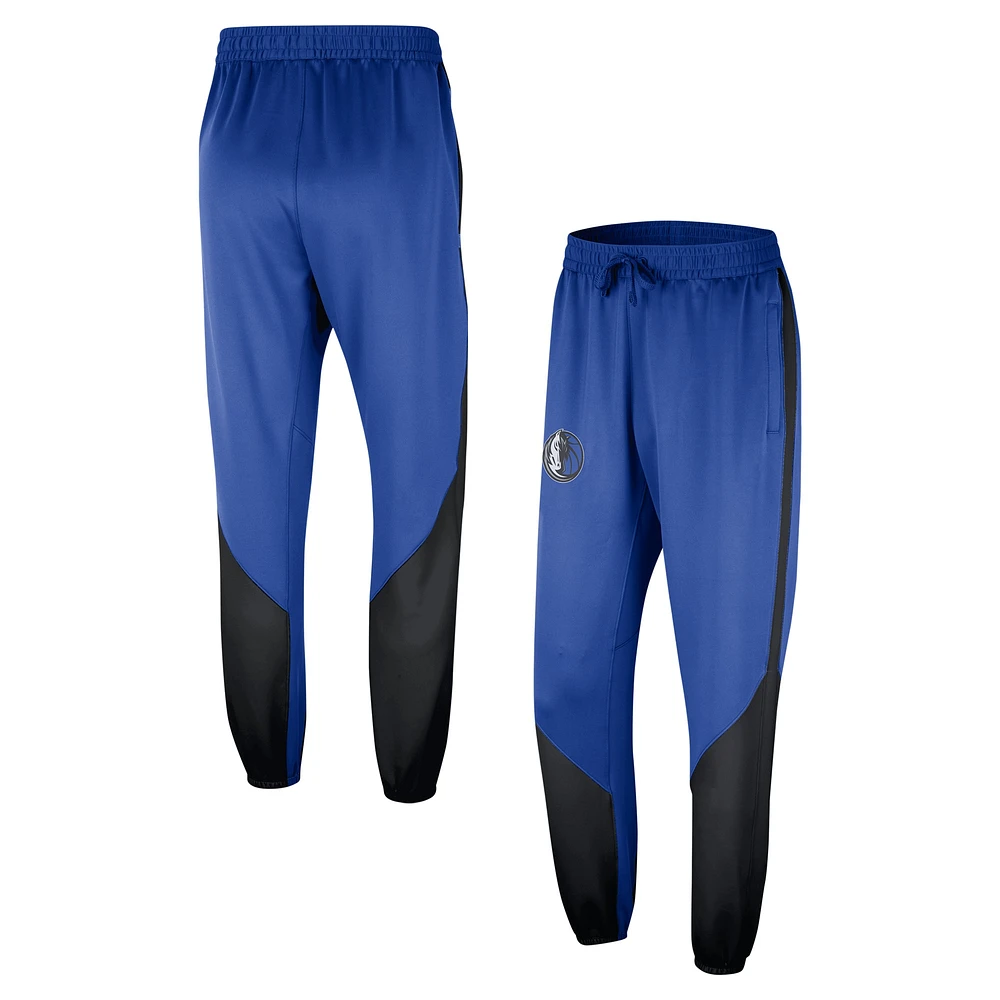 Pantalon Nike bleu Dallas Mavericks Authentic On-Court Showtime 2024/25 pour homme