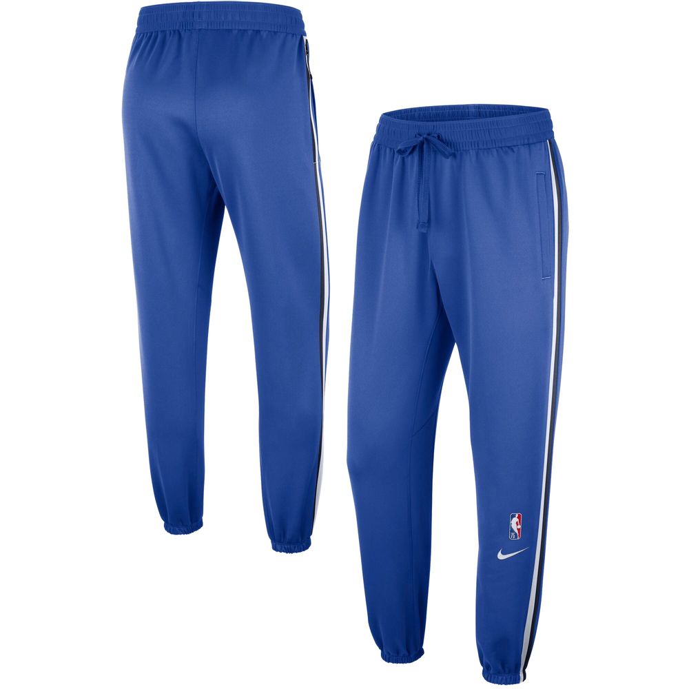 Men's Nike Blue Dallas Mavericks 75th Anniversary Showtime On Court Performance Pants