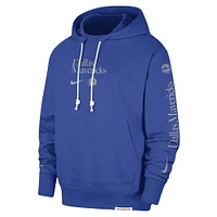 Men's Nike Blue Dallas Mavericks Authentic Performance Pullover Hoodie