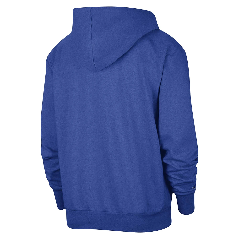 Men's Nike Blue Dallas Mavericks Authentic Performance Pullover Hoodie