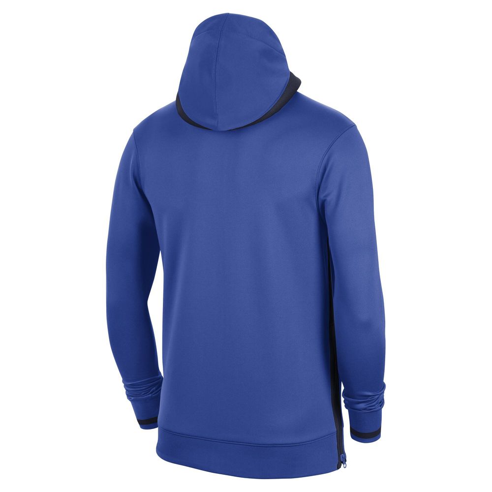 Men's Nike Blue Dallas Mavericks Authentic Showtime Performance Full-Zip Hoodie