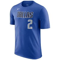 Men's Nike Kyrie Irving Blue Dallas Mavericks Icon 2022/23 Name & Number T-Shirt