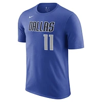 Men's Nike Kyrie Irving Blue Dallas Mavericks Icon Name & Number T-Shirt