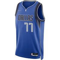 Men's Nike Luka Doncic Blue Dallas Mavericks 2021/22 Diamond Swingman - Jersey Icon Edition