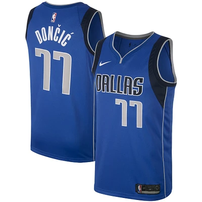 Men's Nike Luka Doncic Royal Dallas Mavericks Swingman Jersey