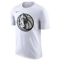 Men's Nike White Dallas Mavericks 2024/25 City Edition Essential Logo T-Shirt