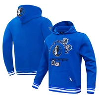 Men's Pro Standard Blue Dallas Mavericks Area Code Pullover Hoodie