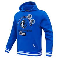 Men's Pro Standard Blue Dallas Mavericks Area Code Pullover Hoodie