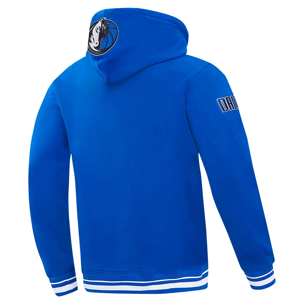 Men's Pro Standard Blue Dallas Mavericks Area Code Pullover Hoodie