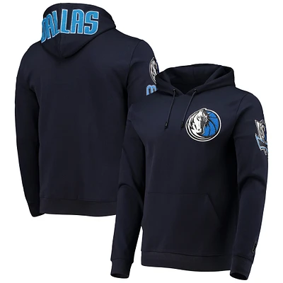 Men's Pro Standard Navy Dallas Mavericks Chenille Team Pullover Hoodie