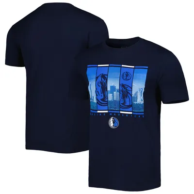 T-shirt pour homme Stadium Essentials bleu marine Dallas Mavericks City Skyline