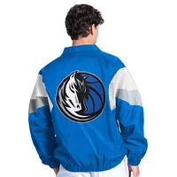 Veste zippée bleue Starter Dallas Mavericks Yard Line pour homme