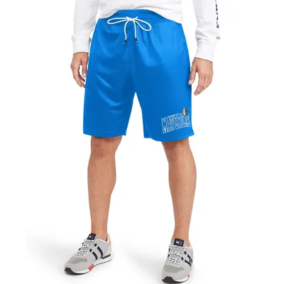 Dallas Mavericks Tommy Jeans Mike Mesh Basketball Shorts - Blue