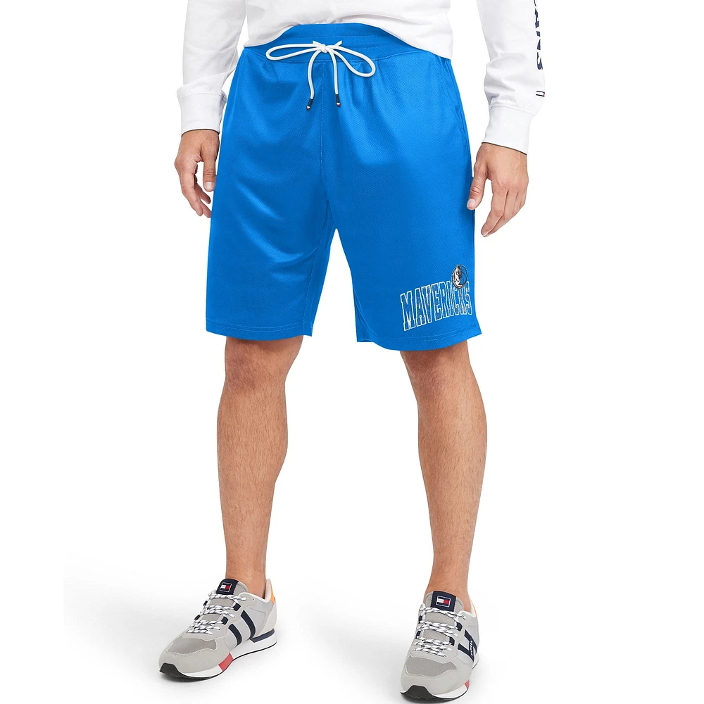 Men's Tommy Jeans Blue Dallas Mavericks Mike Mesh Basketball Shorts