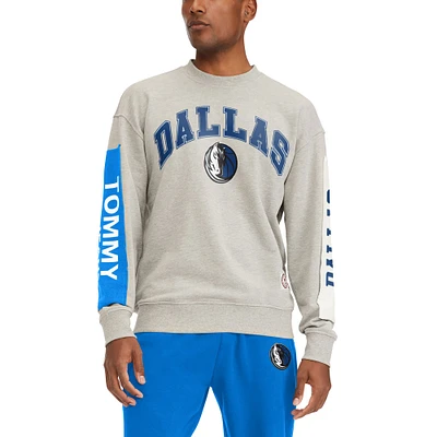 Sweat-shirt à enfiler gris Dallas Mavericks James de Tommy Jeans pour homme