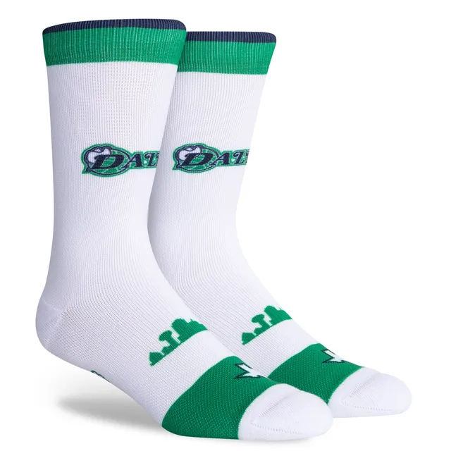 Rock 'Em Men's and Women's Socks Dallas Mavericks Vintage-Like Hoop Crew